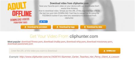 ; When you login, a whole new world of options opens up for you. . Cliphunter om